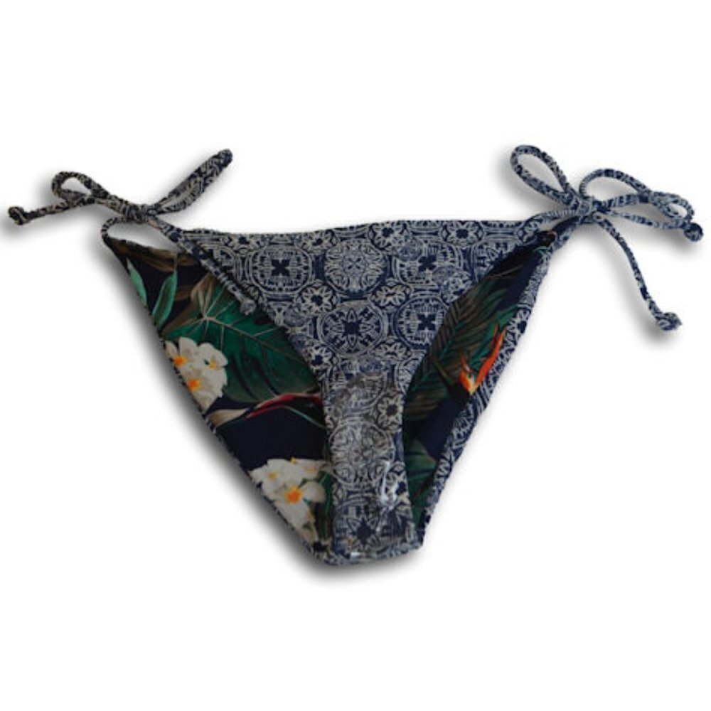 Womens Body Glove Reversable Bikini Bottom Size: L NEW
